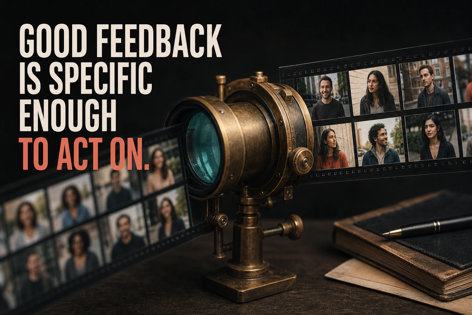 Good profile feedback is specific enough to act on
