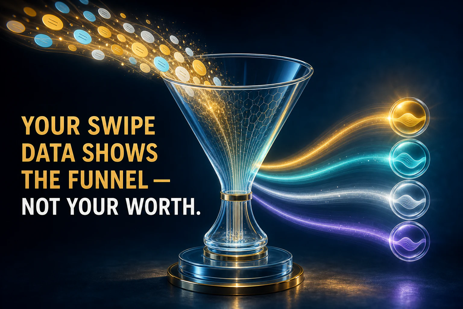 Your swipe data shows the funnel, not your worth