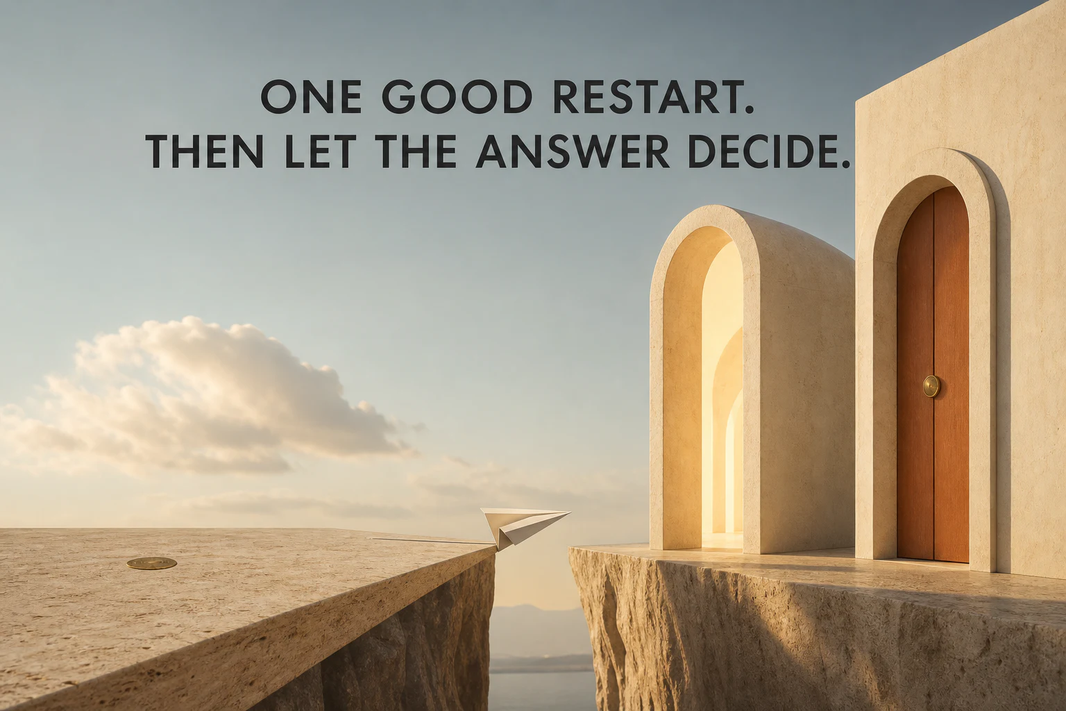 One good restart, then let the answer decide