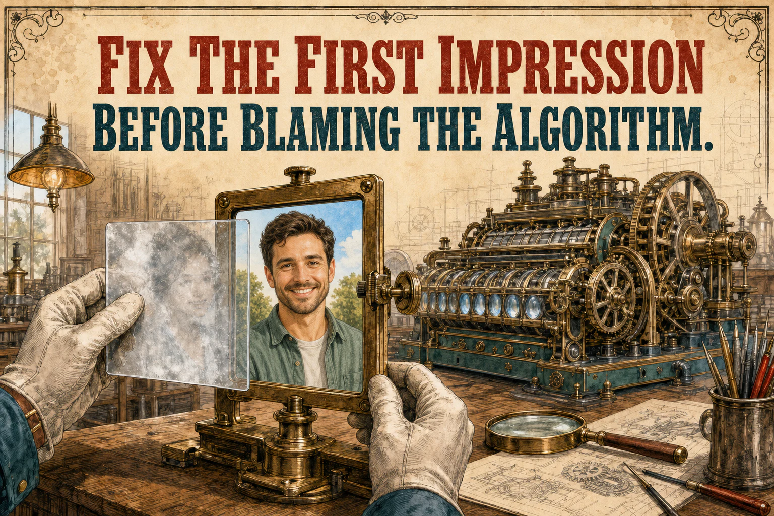 Fix the first impression before blaming the algorithm