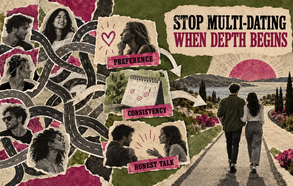 Stop multi-dating when preference and depth begin