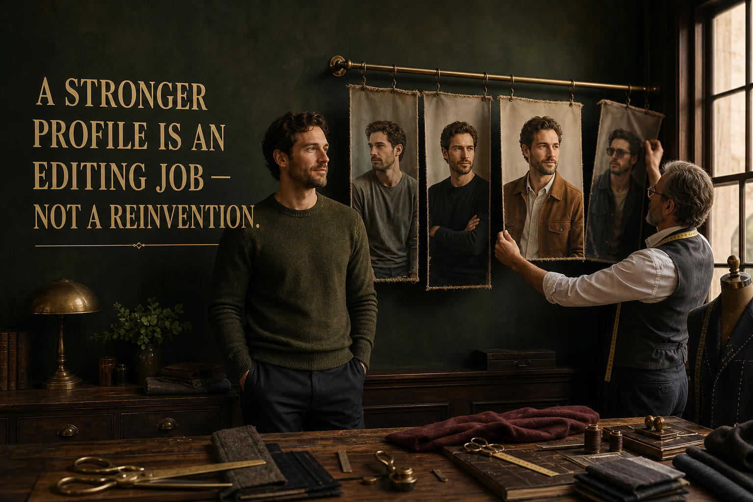 A stronger profile is an editing job, not a reinvention