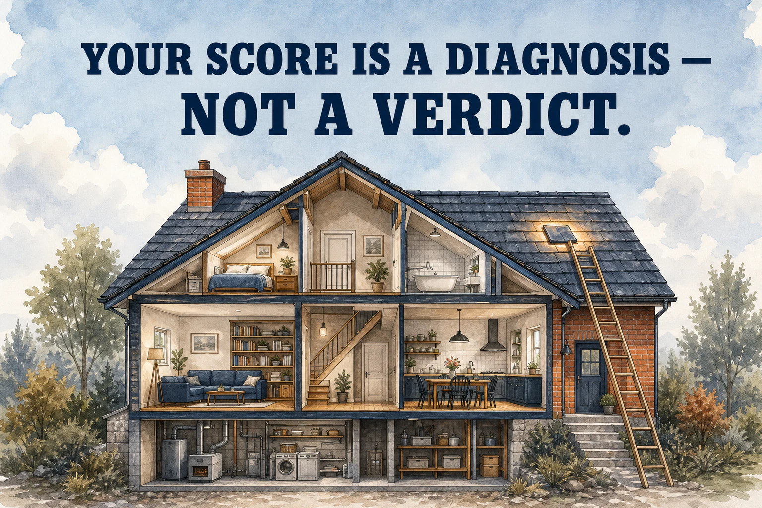 Your score is a diagnosis, not a verdict
