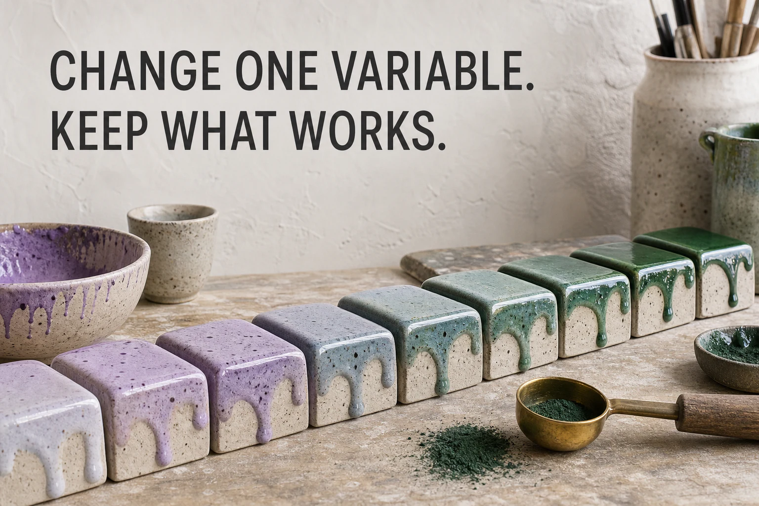 Change one variable and keep what works