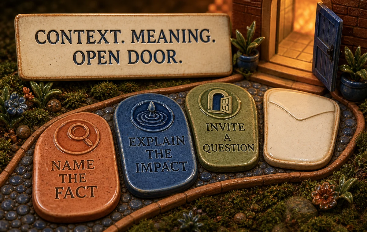 Build a Match Note from context, practical meaning, and an open door