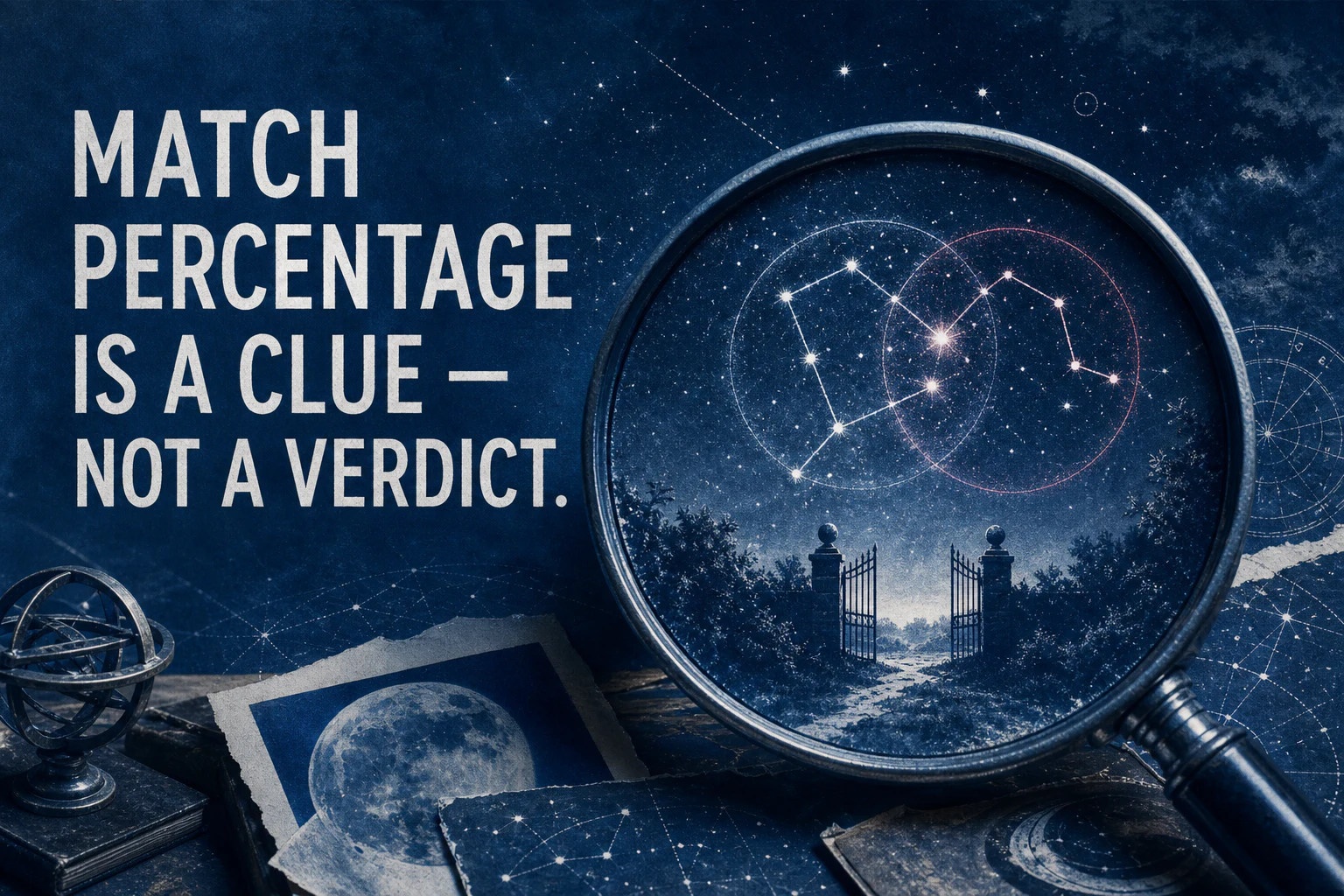 Match percentage is a clue rather than a verdict