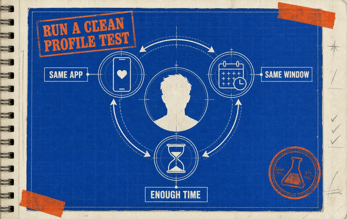 Run a clean profile test on the same app and over a comparable window
