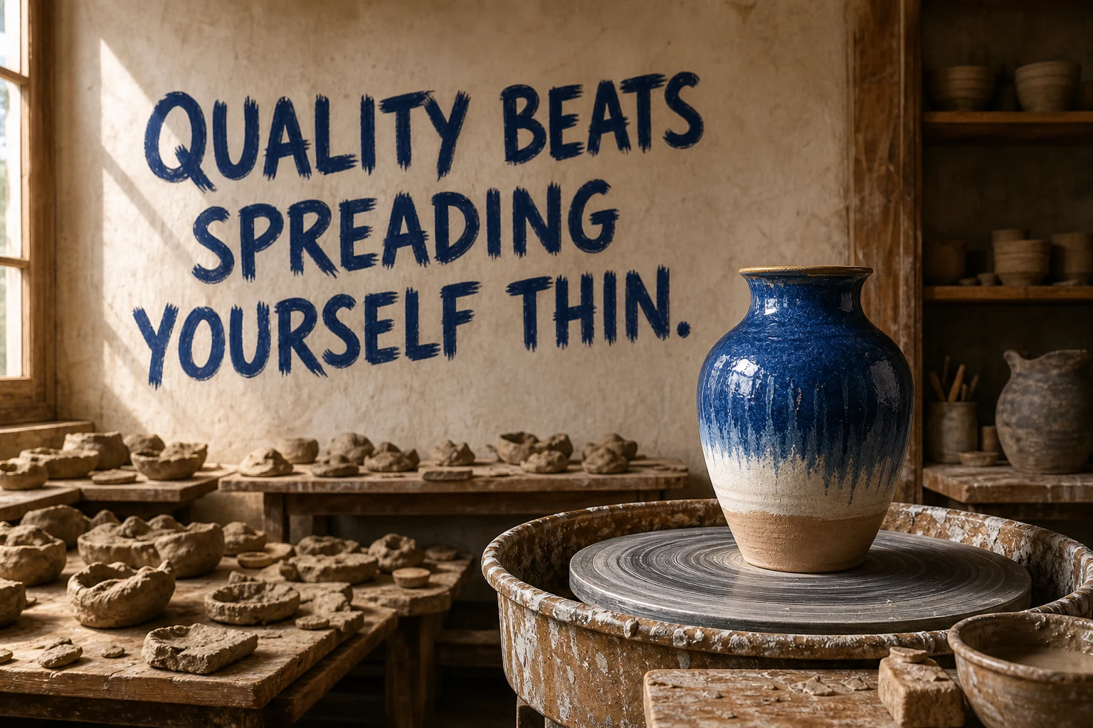 Quality beats spreading your effort thin across platforms
