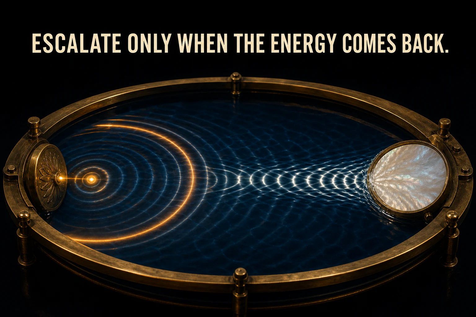 Escalate only when the energy comes back