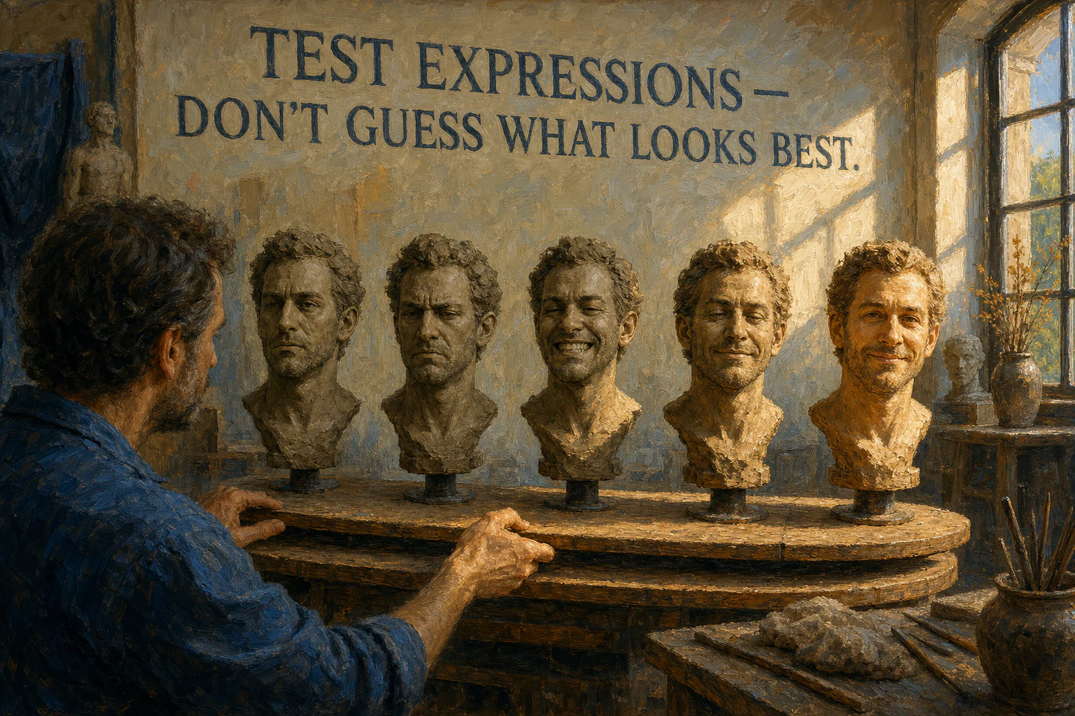Test expressions instead of guessing what looks best