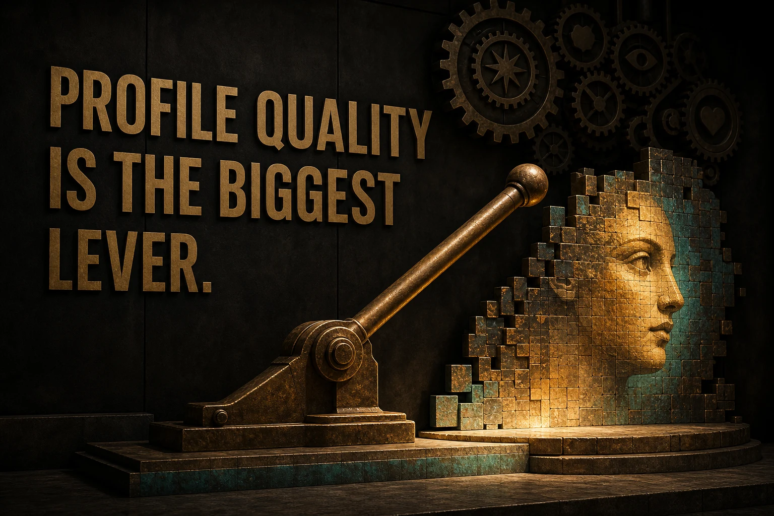 Profile quality is the biggest controllable lever