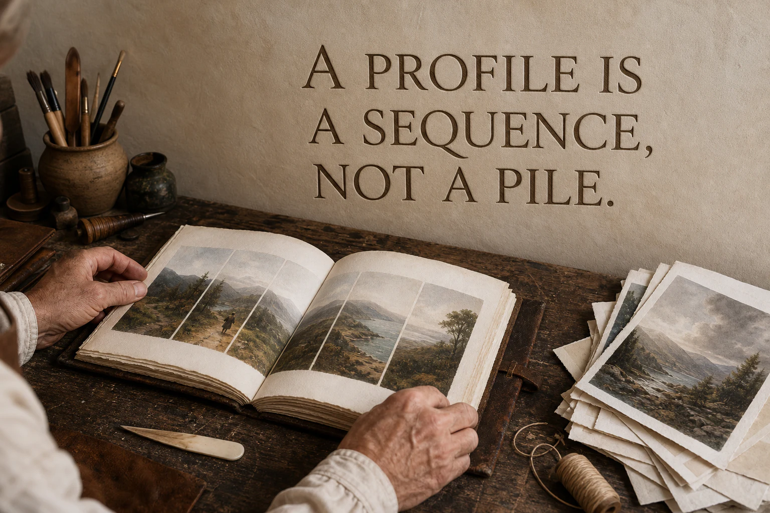 A profile is a sequence, not a pile