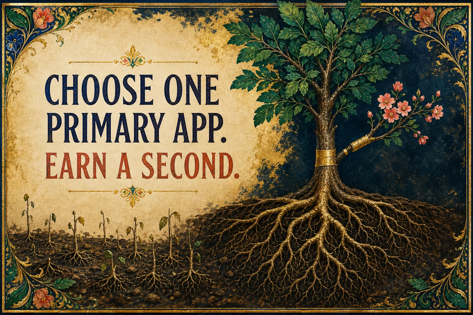 Choose one primary dating app and earn a second