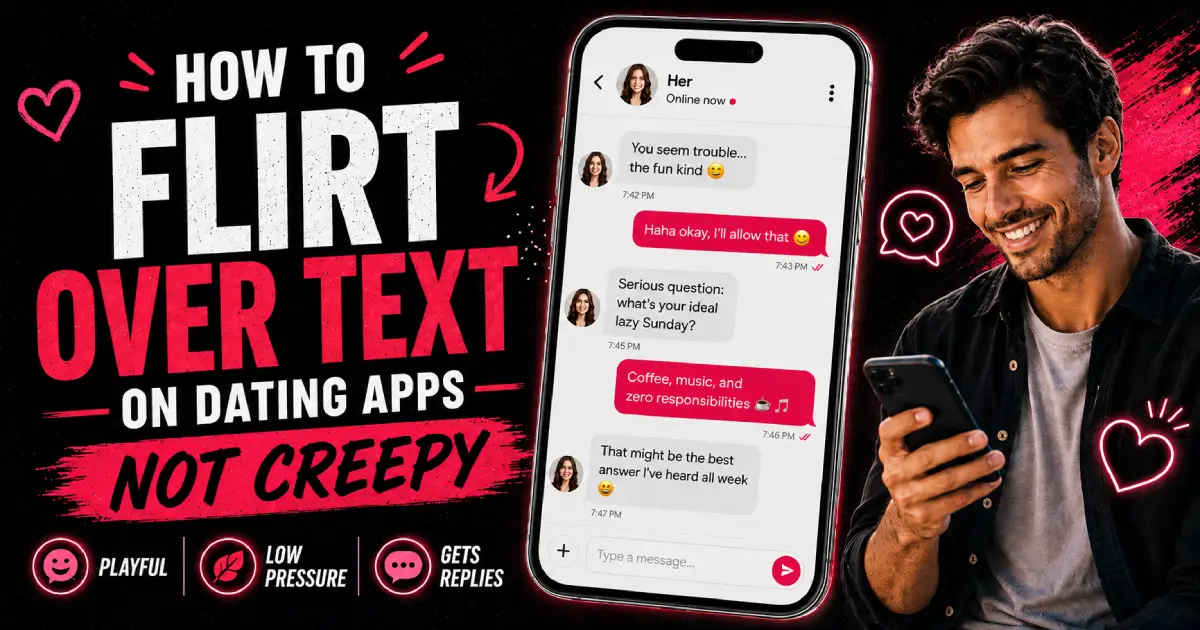 How to flirt over text on dating apps — techniques that work without being creepy