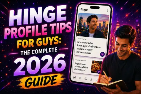 Hinge profile setup tips for men in 2026