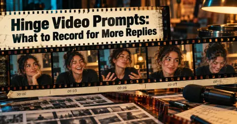 מדריך Hinge Video Prompt לצילום קליפ טבעי בפרופיל שמזמין תגובות