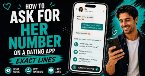 How to ask for her number on a dating app — exact timing and lines that work