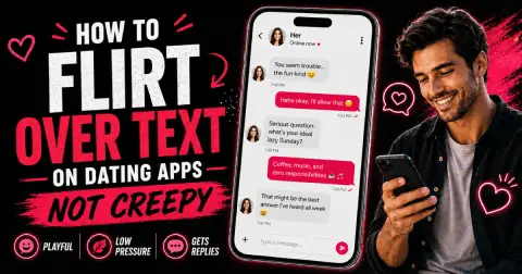 How to flirt over text on dating apps — techniques that work without being creepy