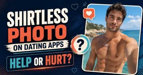 Should you use a shirtless photo on dating apps like Tinder, Hinge or Bumble