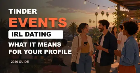 רווקים נפגשים באירוע רגוע בהשראת Tinder Events ודייטינג מחוץ לאפליקציה