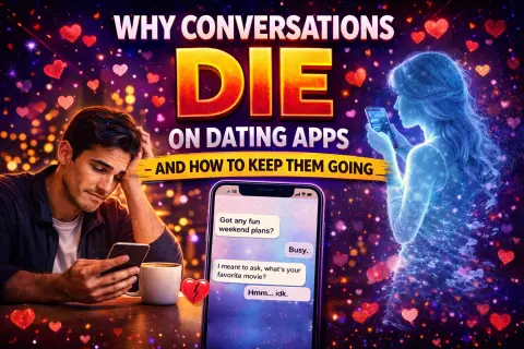 Dating app conversation going cold
